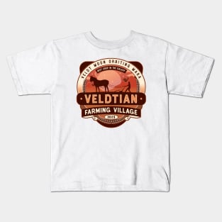 Veldtian Farming Village Emblem Kids T-Shirt